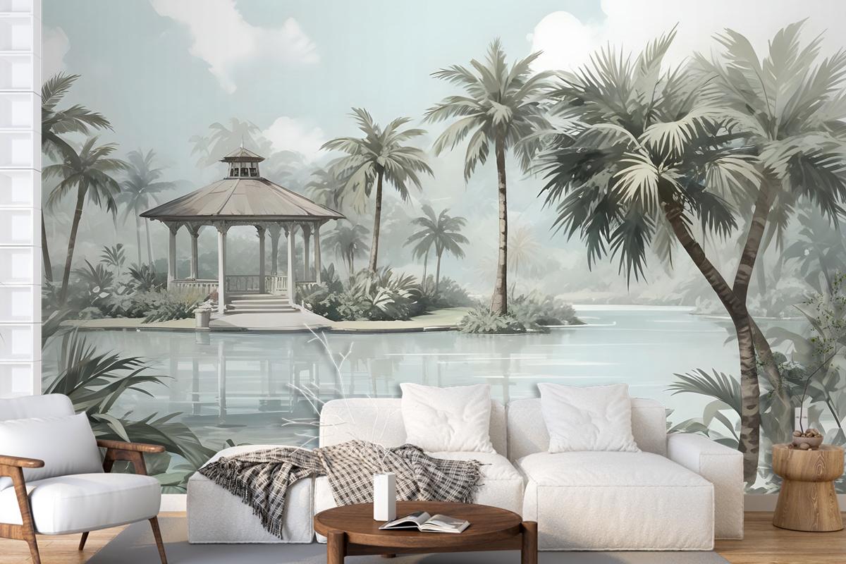 Exotic Landscape Wallpaper Mural