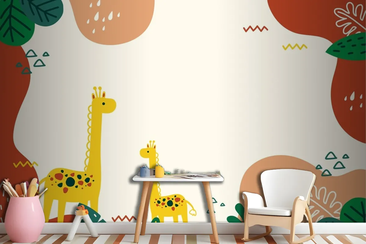 Hand Drawn Doodle Background Wallpaper Mural