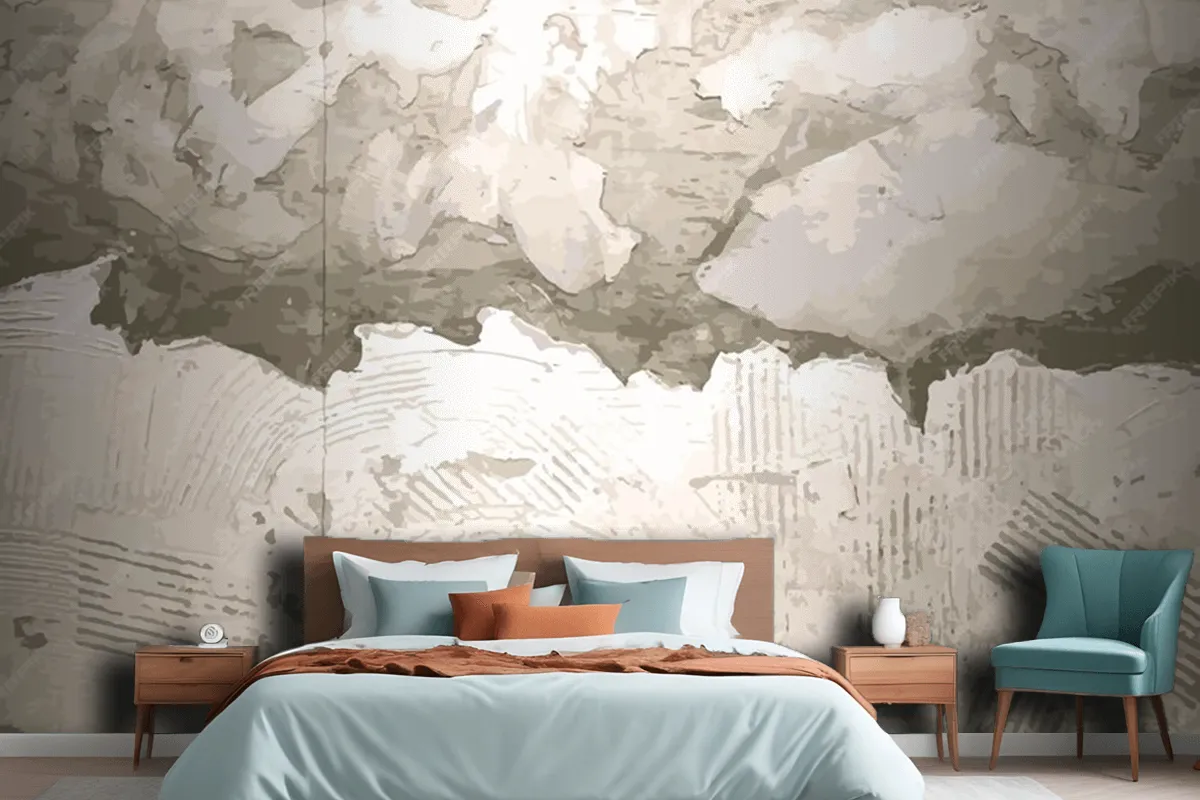 Decorative Concept Wall Pattern And Grunge Texture Wallpaper Mural