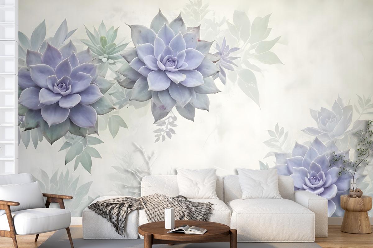 Soft Petal Floral Wallpaper Mural