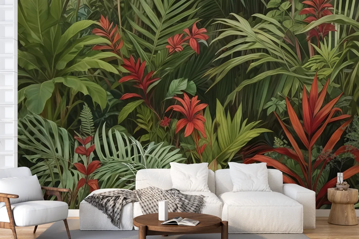 Tropical Rainforest Wallpaper Mural