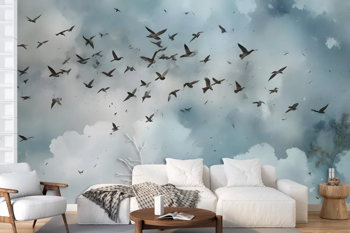 Watercolor Splash Art Wallpaper Mural