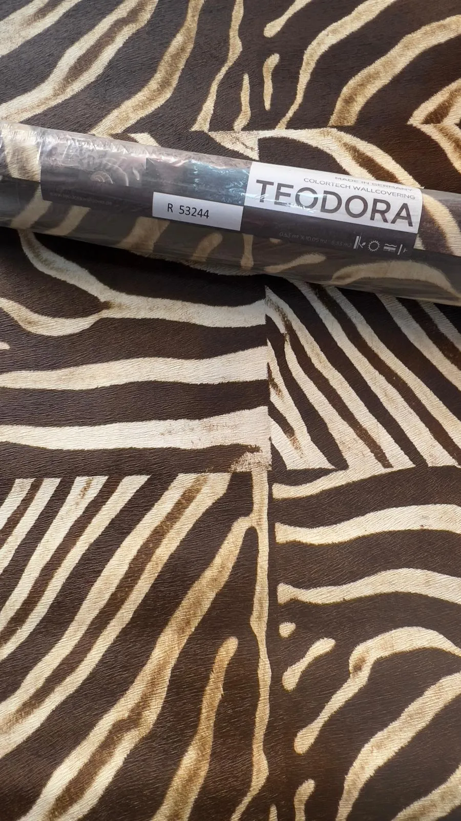 Zebra Desen Duvar Kağıdı 53244